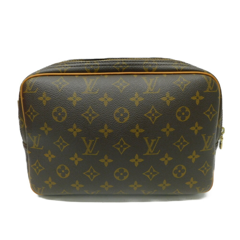Louis Vuitton Shoulder Reporter Brown Monogram Adjustable Bag